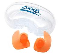 Zoggs Unisex Child Junior Aqua Plugz for Swimming Ear Plugs - Orange, 6-14 years