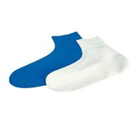 Zoggs Unisex Child Junior Latex Pool Socks Assorted WhiteNavy One Size 1013
