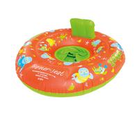 Zoggs Unisex Child Zoggy Baby Inflatable Swim Seat Trainer Seat - Orange/Green, 0-12 months/0-11 kg