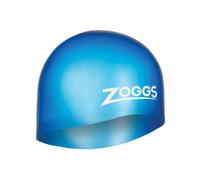 Zoggs Unisex Easy-fit Silicone Swimming cap, Blue, Normal UK