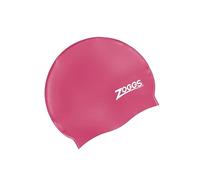 Zoggs Unisex Silicone Swimming Cap, Pink, One Size UK