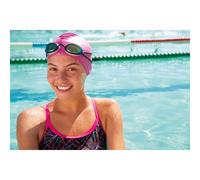 Zoggs Unisex Silicone Swimming Cap, Pink, One Size UK