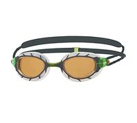 Zoggs Unisex Swimming Goggles, Metallic Grey/Clear/Copper Polarized, Smaller Fit