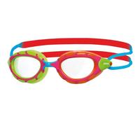 Zoggs Unisex-Youth Predator Junior Swimming Goggles, Green/Orange/Red/Blue/Clear, 6-14 years