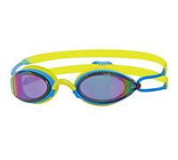 Zoggs Unisex's Podium Swimming Goggles, Blue/Lime/Mirror, One Size 302752