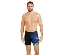 Zoggs Vector Mid Jammer - Black/Navy - Waist Size 40