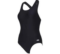 Zoggs Women's Swimsuit Cottesloe Flyback – Recycled Fabric – Black Size 34