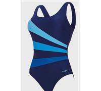 Zoggs Women's Sandon Scoopback One Piece Swimsuit, Navy, 38-inch/Size 14