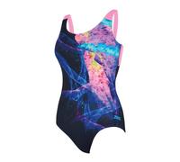 Zoggs Womens Acid Wave Speedback Swimsuit Size: UK 10, Colour: Multicoloured