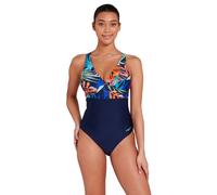 Zoggs Women's Braid Crossback E One Piece Swimsuit in Navy | Size: 10 Zoggs Navy 10