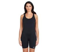 Zoggs Cottesloe Legsuit Open Back Competition Swimsuit Black 32 Women