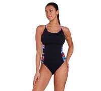 Zoggs Women's Multiway 1 piece - Ecolast+ One Piece Swimsuit in Black | Size: 8 Zoggs Black 8