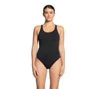 Zoggs Women's Powerback One Piece Swimsuit, Black Ecolast+, 14