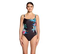 Zoggs Women's Retro Surf Adjustable Classicback Swimsuit in Black | Size: 8 Zoggs Black 8
