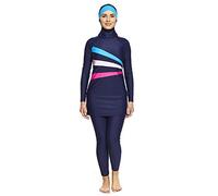 Zoggs Women's Sandon Modesty Suit 3 Piece Swimsuit Full Length Swimsuit