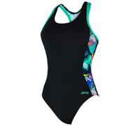 Zoggs Womens Seaway Atomback One Piece Swimsuit Colour: SEA, Size: 14