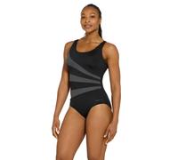 Women's One Piece Swimsuit Tummy Control Swimming Costume Blue XL UK 14 NEW