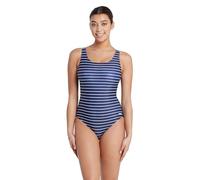Zoggs Women's Yarra Scoopback One Piece Swimsuit, Navy/White, 14