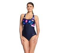 Zoggs Zephyr Dakota Print Crossback Swimsuit Womens UK14