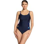 Zoggs Zephyr Multiway Swimsuit - Navy/Multi - UK Size 10