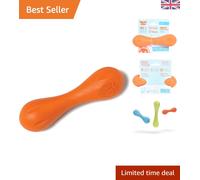 Zogoflex Hurley Dog Toy - Durable Floating Bone, Eco-Friendly, Tangerine Color
