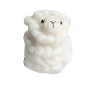 ZOHIKO Felted Sheep Keychain, Sheep Plush Keychain, Cute Felt Lamb Keyrings, Cartoon Car Keys Sheep Key Chain, Wool Felt Soft Sheep Keychain Charm for Car, Bag, Wallet, Lanyard