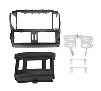 Zohisin 2 PCS Car Stereo Radio Panel Trim Smooth Black Dashboard Panel Frame Replacement For Prado GXL 2010 And 2009 2013 With Excellent Quality ABS And Metal Construction