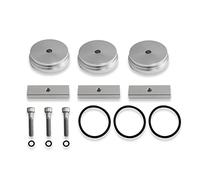 Zohisin 3pcs Billet Aluminum Freeze Plug Kit with Fluororubber O Rings and Stainless Steel Bolts for 5.9L 12v 24v Engines 1989 2007 OEM Plug Failure During High Pressure High Speed (1)