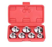 Zohisin 7pcs Oil Wrench Socket Set 3/8in Drive for and Some Mack Trucks Steel Fitment Multiple Sizes for New Oil Design Vehicles