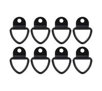 Zohisin 8pcs V Ring Tie Down Anchors Heavy Duty Steel V Ring Bolt On Trailer Anchor Ideal For Trailer Cargo Truck Boat Pickup Beds Cargo Warehouses And More With High Strength And proof