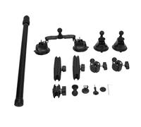 Zohisin Camera Suction Cup Mount Kit with 120cm Retractable Selfie Stick for X5 X4 X3 X2 Action Cameras Stable Car Roof Windshield Hood Mounting Solution for Driving and Outdoor Photograph