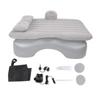 Zohisin Inflatable Car Air Mattress with 2 Pillows Enhanced Comfort Stable Support Portable Car Back Seat Bed for SUVs Trucks (Grey)
