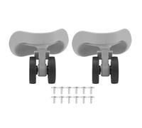 Zohisin Luggage Suitcase Replacement Wheels 1 Pair Universal Quiet Wear Professional Wheels for Smooth Travel Easy to Install On Various Luggage Types Suitable for Travel Warehouses (Light Gray)