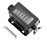 Zohisin Mechanical Click Counter 5 Digit Pull Stroke Hand Tally Counter For Printing Machine And General Mechanical Reciprocating Movement Counting Use
