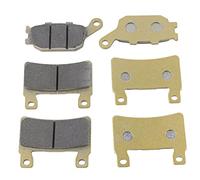 Zohisin Motorcycle Brake Pads Front and Rear Set High Performance Alloy Disk Brake Pads with Exceptional Stopping Power Stable Friction Coefficient and Quick Heat Dispersion for CBR 600 F4