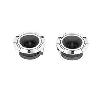 Zohisin Pair Car Audio Speakers 4in Round 92dB 12V 35hz-20khz Symmetrical Terminal Sound System Universal