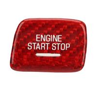 Zohisin Push to Start Cover Carbon Fiber Engine Start Switch Replacement for C7 2013 to 2019 Red High End Luxury Scratch Fit (Red)