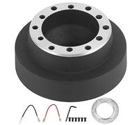 Zohisin Steering Wheel Hub Adapter Kit Replacement Car Conversion Kit for E46 MOMO NRG Steering Wheel Black Aluminum