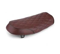 Zohisin Vintage Flat PU Seat, Black/Brown for Honda CG125 CB400SS SR400