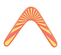 Zohisin Wooden V Shaped Returning Boomerang Stable Performance Easy To Throw For Outdoor Games Sports Toy