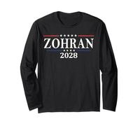 Zohran Mamdani 2028 for President US Elections Candidate Long Sleeve T-Shirt