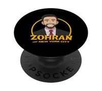 Zohran Mamdani for New York City Anime Style Campaign PopSockets Adhesive PopGrip