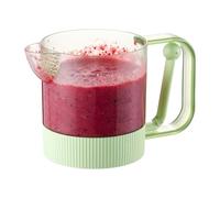 Zohuwerui Egg Beater Cup,Manual Press Semi-automatic Beater Cup for Egg,Cooking Food Mixer Container - for Kitchen Baking Home Restaurant Gathering Dining Room