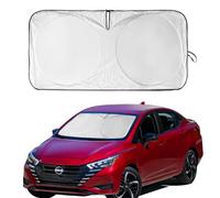 ZOIBV Car Windshield Sunshade- Blocks UV Rays Sun Visor Protector, Front Window Sunshades, Sun Reflector Block UV Ray Keep Your Vehicle Cooler for Sedan Front Window (145 * 70 cm)