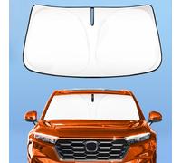 ZOIBV Sun Shade Sunshade Windshield Cover for Honda CR-V CRV 2023-2024, 4-Layer Front Window Shade Custom Fit CRV CR-V Sun Visor 240T Retractable Shade Blocks UV Rays Cooler Car Accessories