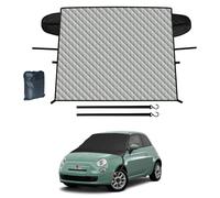 ZOIBV Windscreen Cover Winter, Foldable Extra Thick Windscreen Protector for VW ID.3/Fiat 500/Vauxhall Corsa/Peugeot 208 and Most Cars SUVs | Car Windshield Snow Frost Ice Cover, NO Mirror Cover