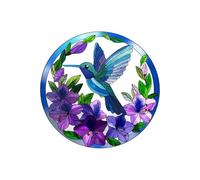 Zoihet Metal Hummingbird Wall Art Decor- Outdoor Wall Art for Patio, Garden and Fence Decorations, Bird Wall Silhouette Indoor and Outdoor Hanging