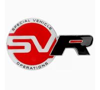 ZoiKom Car Emblem Decal Badge for SVR SPECIAL VEHICLE OPERATIONS, Car Body Logo Grill Emblem Badge, Car Tuning Modification,A