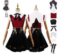 ZoikoM Needy Girl Overdose Ame-chan Cosplay Costume Outfit Play Figure KANgel JK Uniform Leather Skirt Wig Full Set Halloween Carnival Party Dress Up Suit
