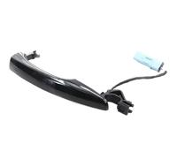Zoinary Car Handle Car Left Exterior Door Handle Black Handles Outside with Sensor Key for Hole C5 C6